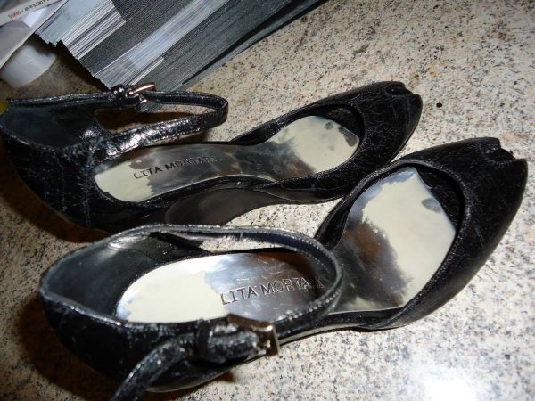 130 - Peep Toe Da Litta Mortari -Grife Das Artistas Globo