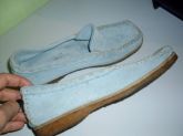 113 - mocassins couro puro - tam. 35